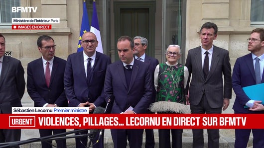 Violences, pillages : Sébastien Lecornu s'est exprimé