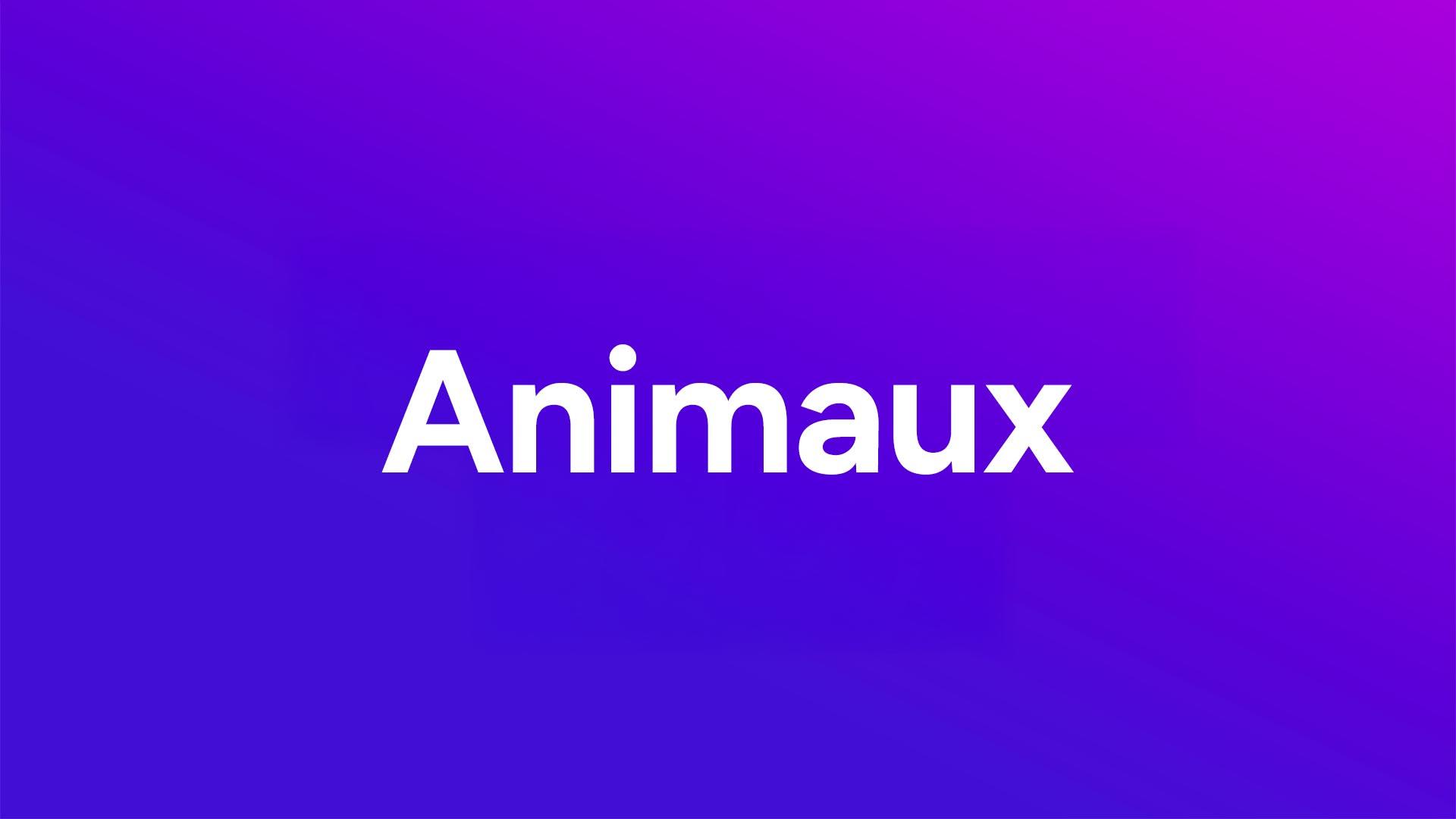 Animaux